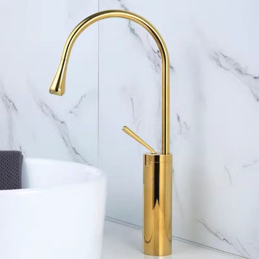 Gold faucet